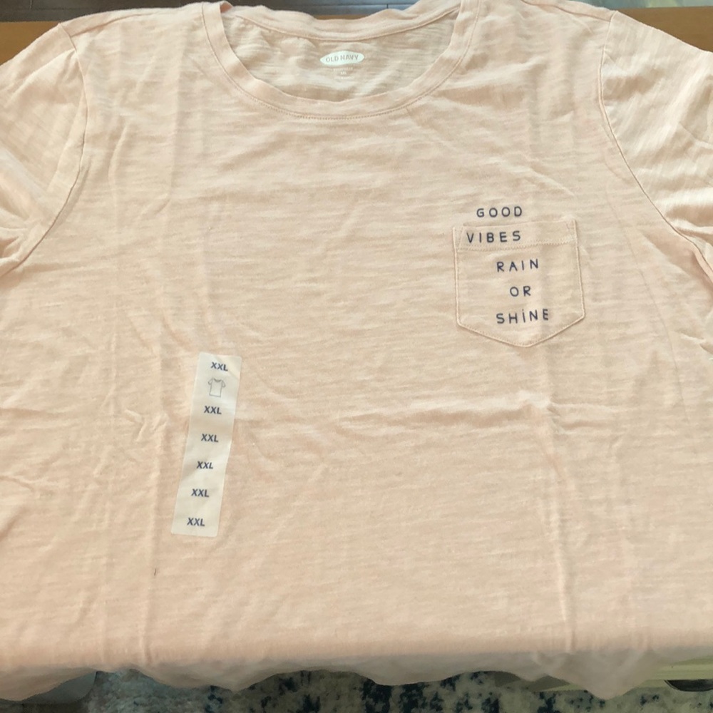 Good Vibes Rain or Shine Pocket Tee
